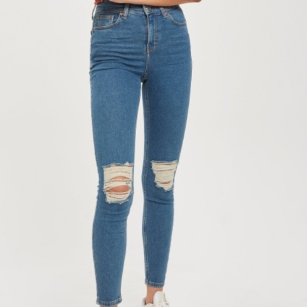 NWT Ripped Topshop Jamie Jeans